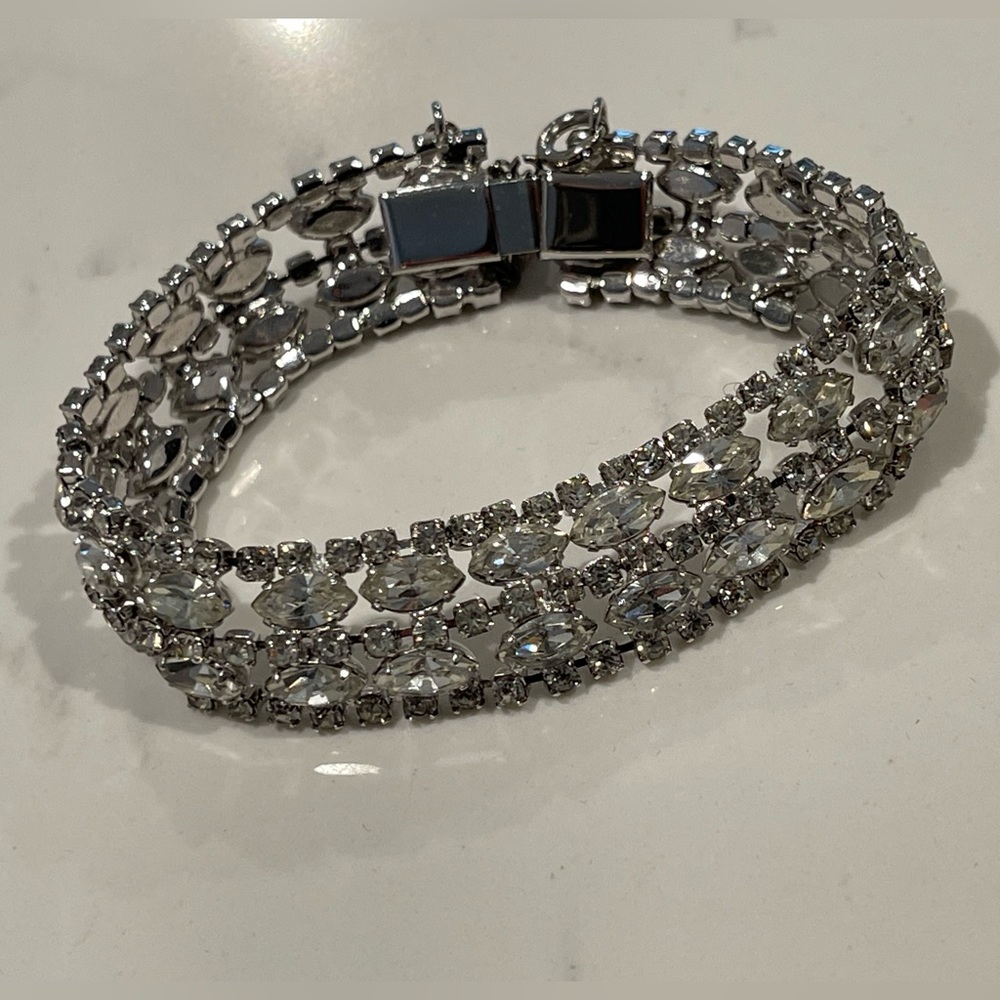 Vintage Crystal Rhinestone Bracelet